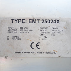 Emtech power emt 25000 emt 25024x power supply used