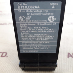 Siemens u13jld62aa series.A Undervoltage trip auxiliary switch
