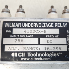 Cii technologies 410dcx-b wilmar undervoltage relay