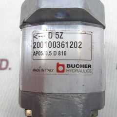 Bucher hydraulics ap05/0,5 d810 gear pump