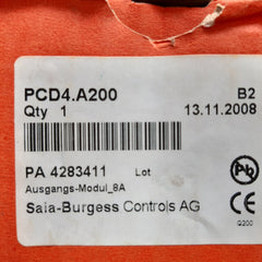 Saia-burgess pcd4.a200 digital output module