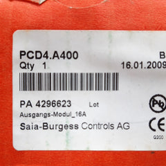 Saia-burgess pcd4.a400 digital module