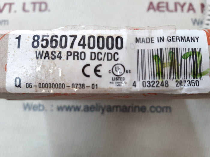 Weidmuller was4 pro dc/dc analog signal isolator 8560740000