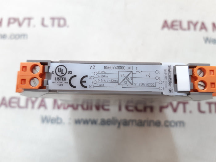 Weidmuller was4 pro dc/dc analog signal isolator 8560740000
