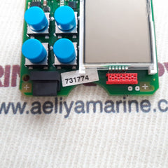 Abb 489699 e electro-pneumatic positioner circuit board 731774