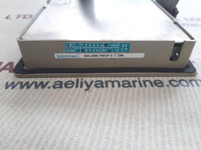 Siemens 6Se1200-7Aa10-3/C00 Operator Panel