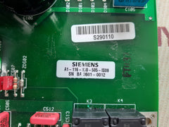 Siemens A1-116-100-505-is08 Power And Interface Board Nrl-5