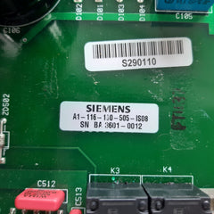 Siemens A1-116-100-505-is08 Power And Interface Board Nrl-5