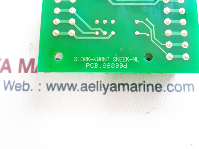 Stork-kwant pcb 98033d telegraph relay system alarm propulsion control