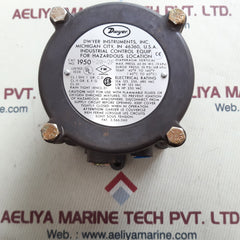 Dwyer 1950-20-2f explosion proof pressure switch