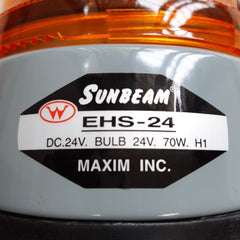 Sunbeam ehs-24 yellow rotating beacons light