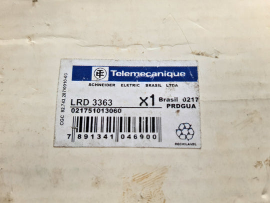 Telemecanique lr2 d3563 overload relay