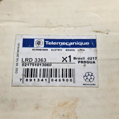 Telemecanique lr2 d3563 overload relay