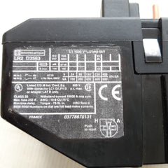 Telemecanique lr2 d3563 overload relay