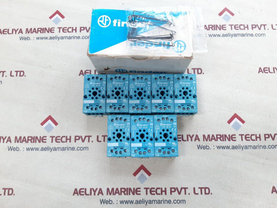 Lot Of 8X Finder 90.20 Relay Socket 10A 250/300V