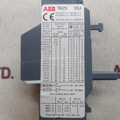 Abb ta25du 2,4 thermal overload relay 1.7-2.4A new