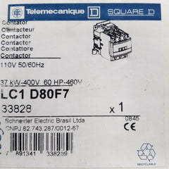 Telemecanique/schneider lc1 d80 lc1 d8011 contactor