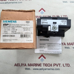 Siemens 48bsh3m20 esp100 solid state overload relay ser.C