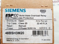 Siemens 48bsh3m20 esp100 solid state overload relay ser.C