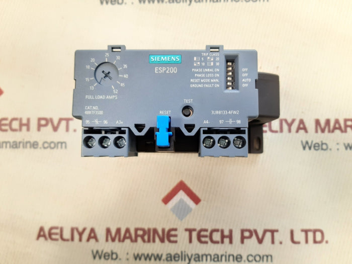 Siemens esp200 solid state overload relay 48btf3s00