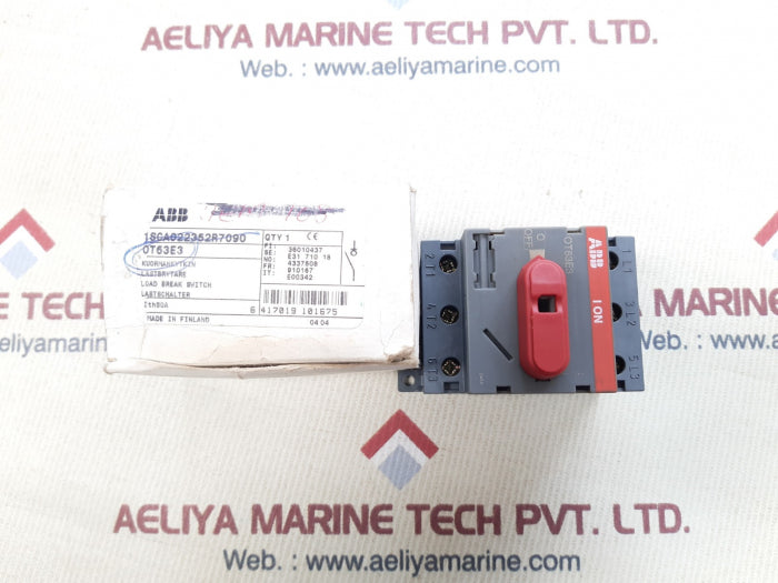 Abb Ot63E3 Load Break Switch 1Sca022352R7090