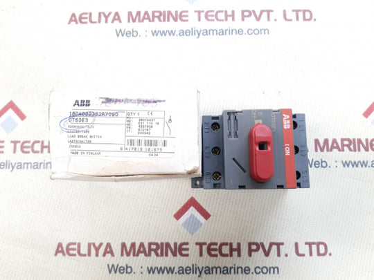 Abb Ot63E3 Load Break Switch 1Sca022352R7090