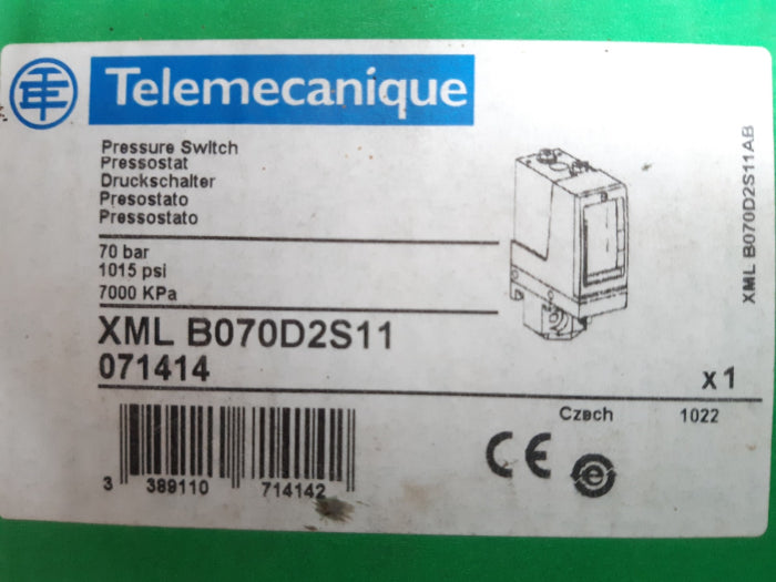 Telemecanique nautilus xml b070d2s11 pressure switch
