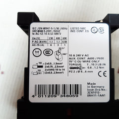 Siemens sirius 3rh1122-1ak60 auxiliary contactor