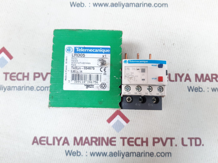 Telemecanique lrd05 relay 0.63-1a