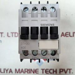 Siemens 3th30 40-0bg4 control relay 3th30 40e