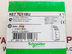 Schneider electric re7 tl11bu on delay timer relay