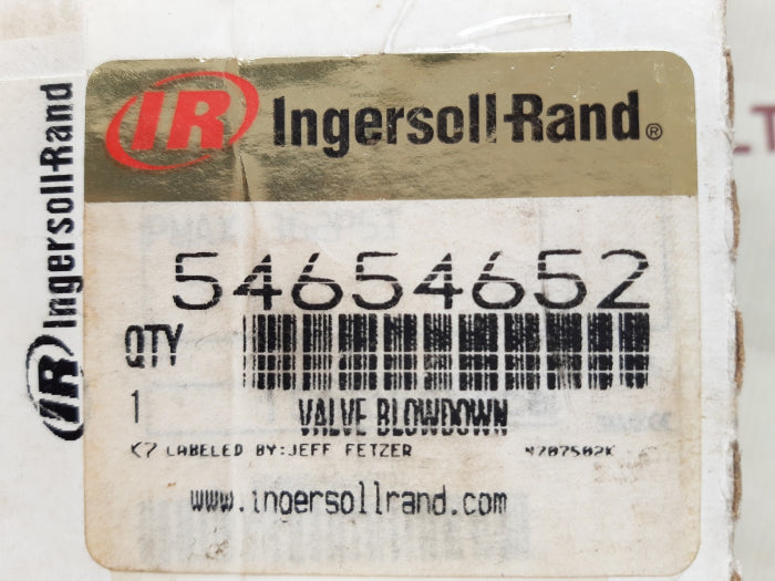 Ingersoll-rand 54654652 solenoid valve 110-120v 50-60hz 362psi