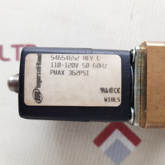 Ingersoll-rand 54654652 solenoid valve 110-120v 50-60hz 362psi