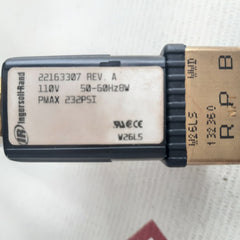 Ingersoll-rand 22163307 solenoid valve rev.A