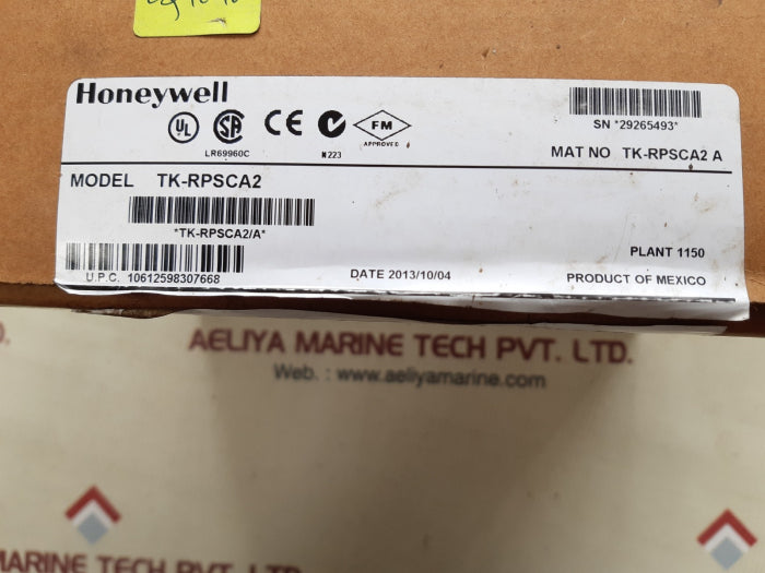 Honeywell tk-rpsca2 chassis adapter
