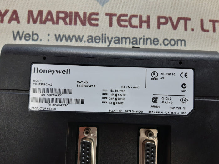 Honeywell tk-rpsca2 chassis adapter
