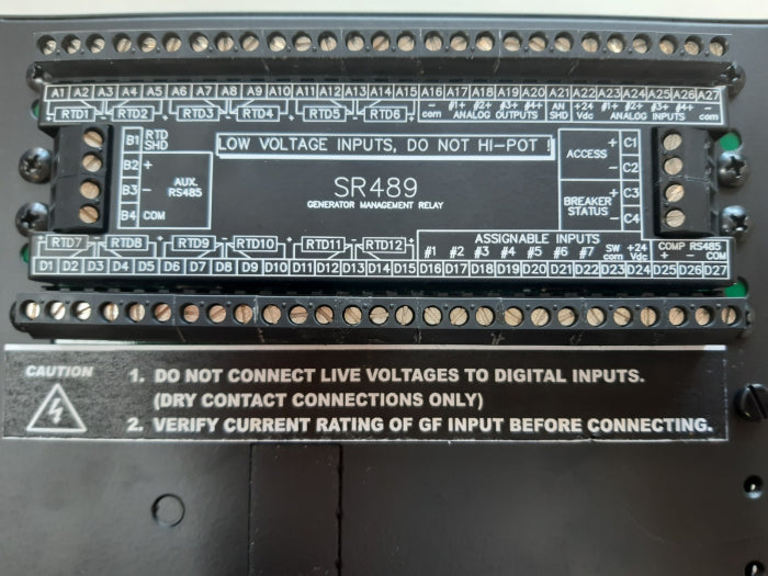 Ge multilin 489-p5-hi-a20-e generator management relay