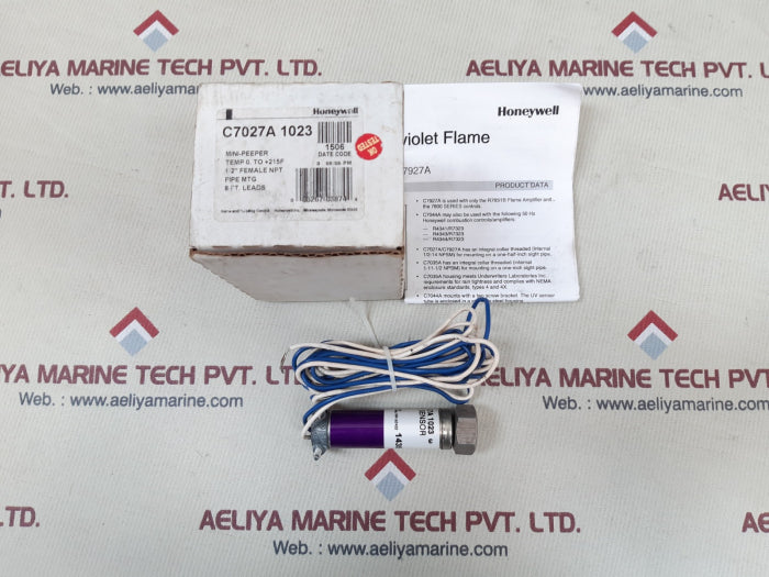 Honeywell c7027a 1023 uv sensor 50052243002
