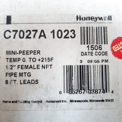 Honeywell c7027a 1023 uv sensor 50052243002