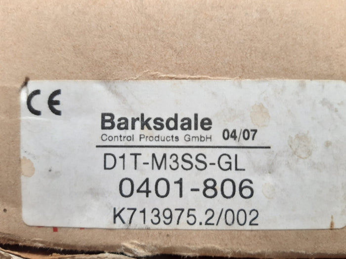 Barksdale d1t-m3ss-gl diffrential pressure switch