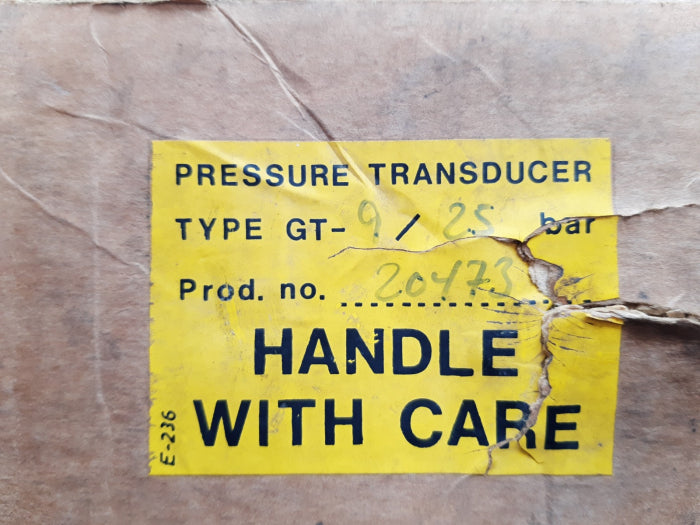 Kongsberg gt-9/25bar pressure transducer