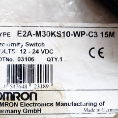 OMRON E2A-M30KS10-WP-C3 15M Proximity Switch 12-24VDC
