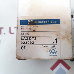 Telemecanique la2 dt2 time delay block 0.1-30s