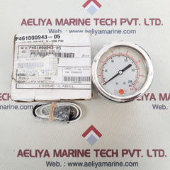 Nov p461000943-05 pressure gauge 0-200 psi,0-14 bar