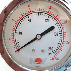 Nov p461000943-05 pressure gauge 0-200 psi,0-14 bar