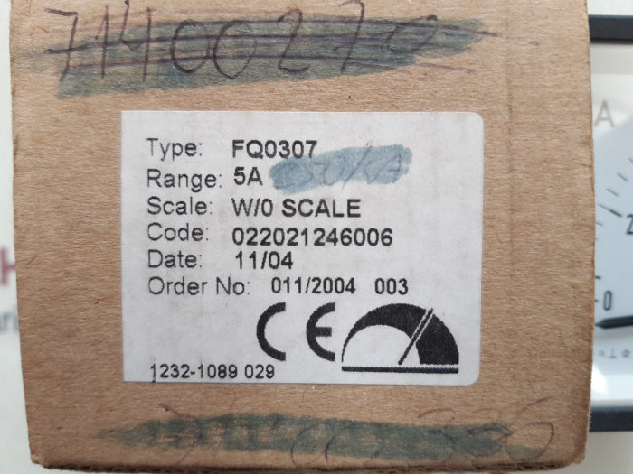 Fq0307 ampeter meter 0-40