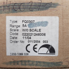Fq0307 ampeter meter 0-40