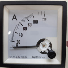 Electrovision cp-t72 ammeter meter 0-100-200