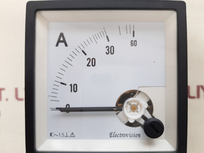 Electrovision ammeter meter 0-60