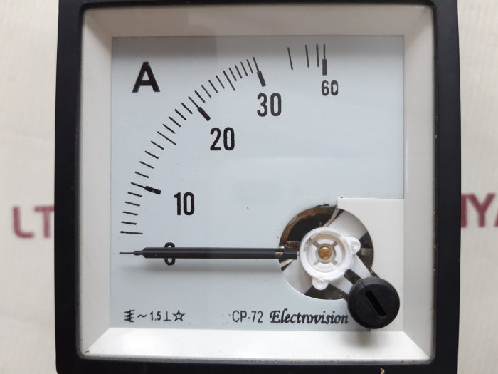 Electrovision cp-72 ammeter meter 0-60